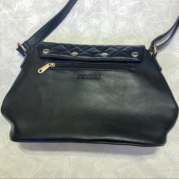 🆕 NWOT OneOddBird Black Leather Bag - Picture 2 of 6